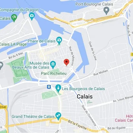 Le Grand Messin - Calais Nord -Cour - Plage - Ferry - Eurotunnel Exterior photo