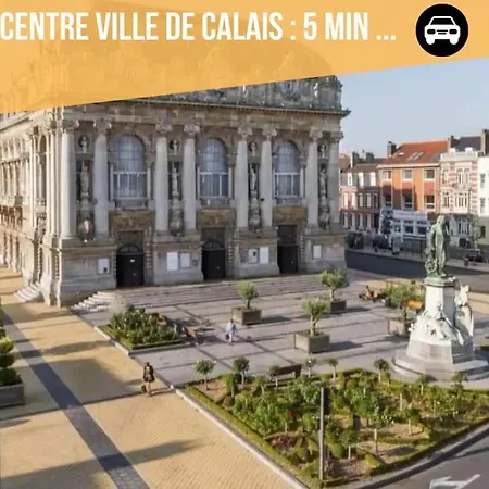 Le Grand Messin - Calais Nord -Cour - Plage - Ferry - Eurotunnel Exterior photo